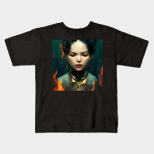 Forge Herself From Fire Kids T-Shirt